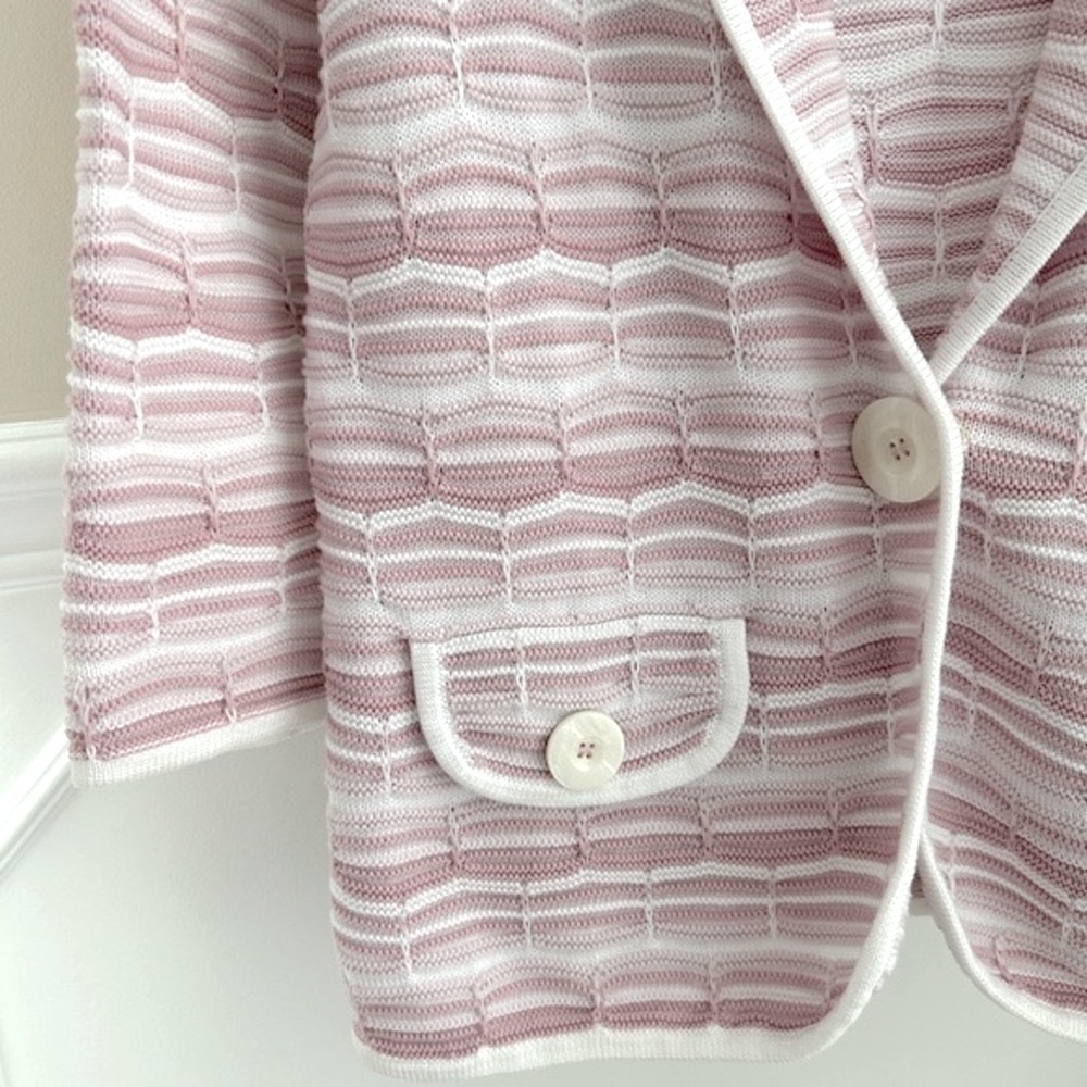 Luisa Spagnoli size M Cotton Sweater Blazer - Picture 8 of 16